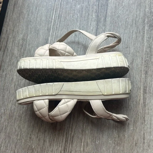 SAM EDELMAN GAVRIL PLATFORM SANDAL IN SUMMER SAND - Picture 8 of 8